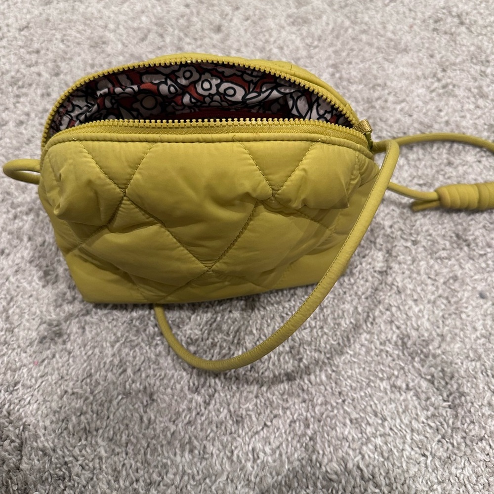 Vera Bradley Olive Green Chartreuse Mini Crossbody Bag - Picture 5 of 6